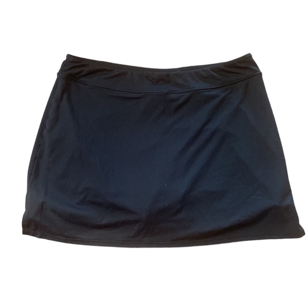 NEW-TRANQUILITY by Colorado Clothing Solid Black Athletic Stretchy Skort Size MD - Picture 7 of 12